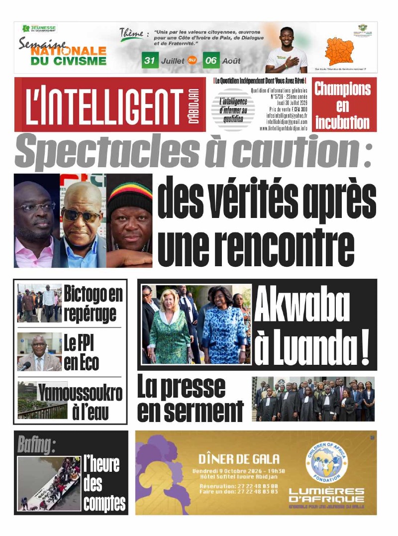 L'Intelligent d'Abidjan N°5737