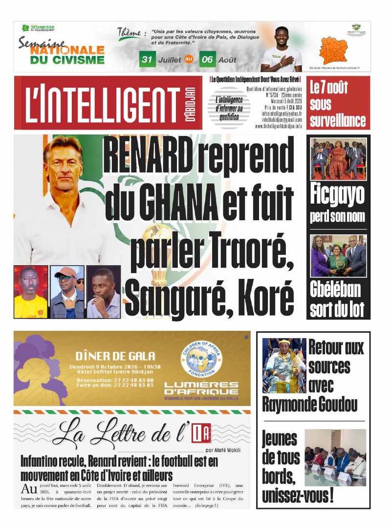L'Intelligent d'Abidjan N°5739