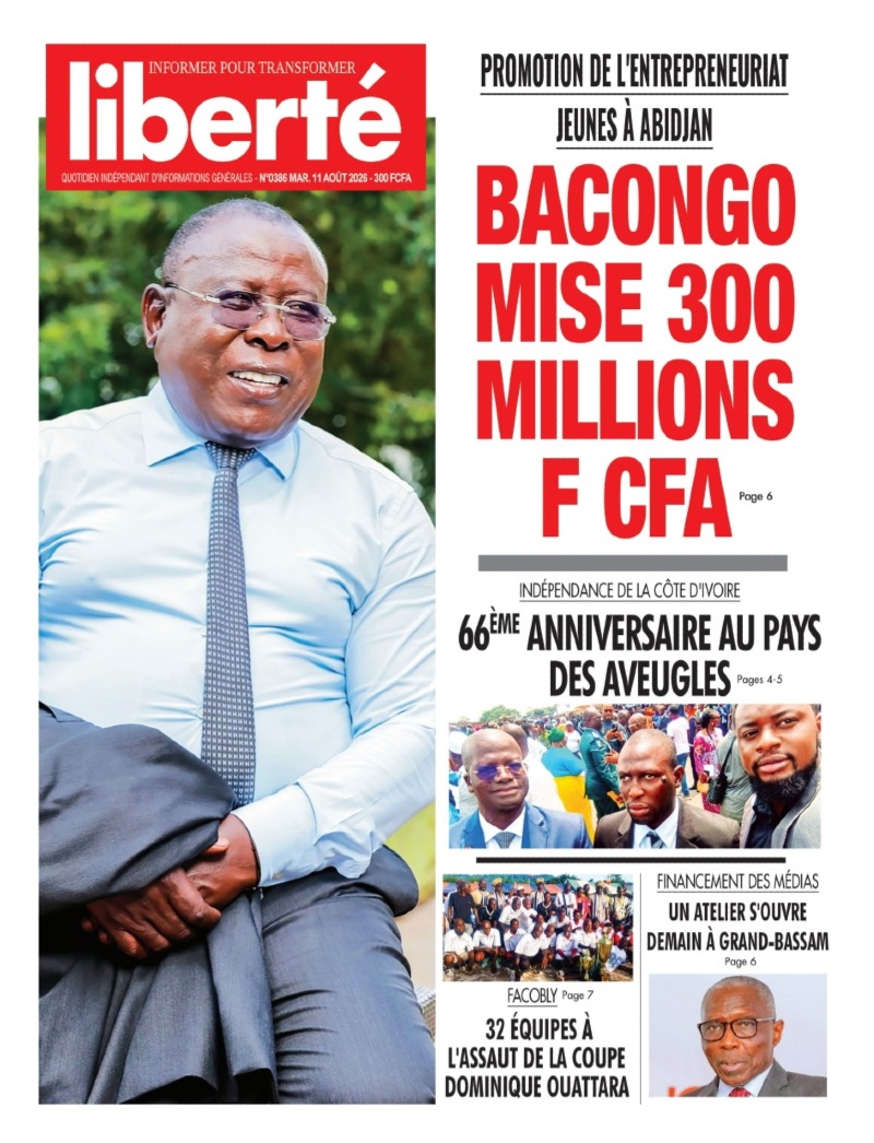 PROMOTION DE L'ENTREPRENEURIAT JEUNES À ABIDJAN: BACONGO MISE 300 MILLIONS F CFA