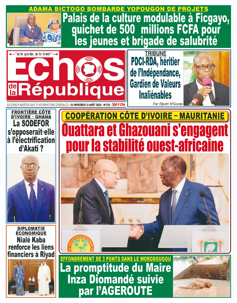 A LIRE DANS CE NUMERO