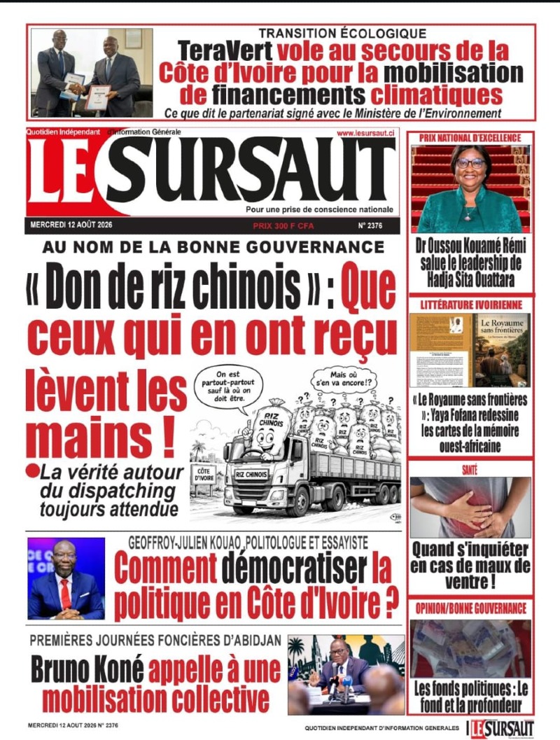 A LIRE DANS CE NUMERO