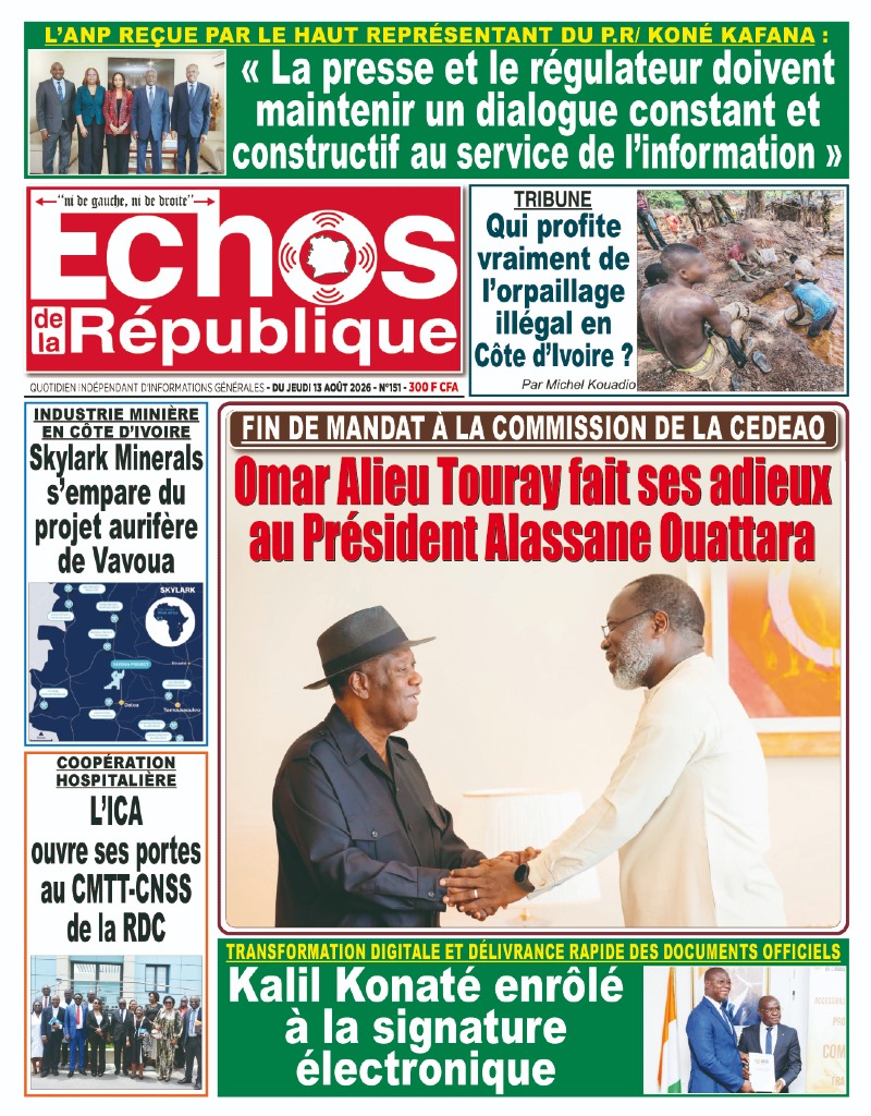 A LIRE DANS CE NUMEROI