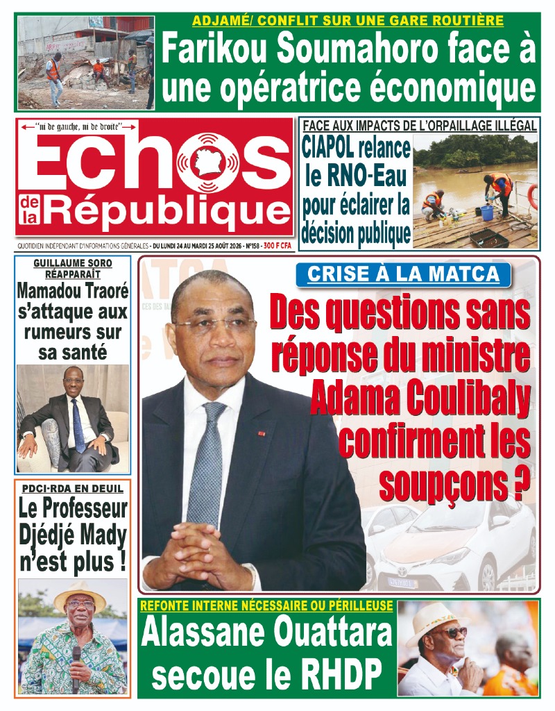 A LIRE DANS CE NUMERO