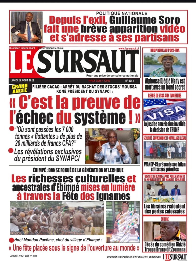A LIRE DANS CE NUMERO