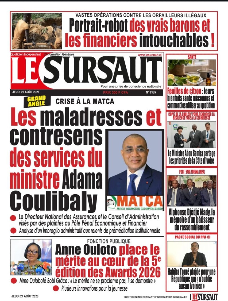 A LIRE DANS CE NUMERO