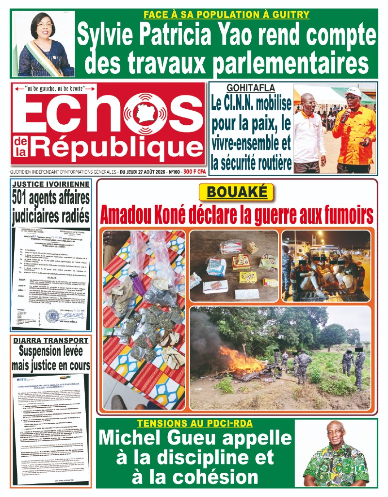 A LIRE DANS CE NUMERO