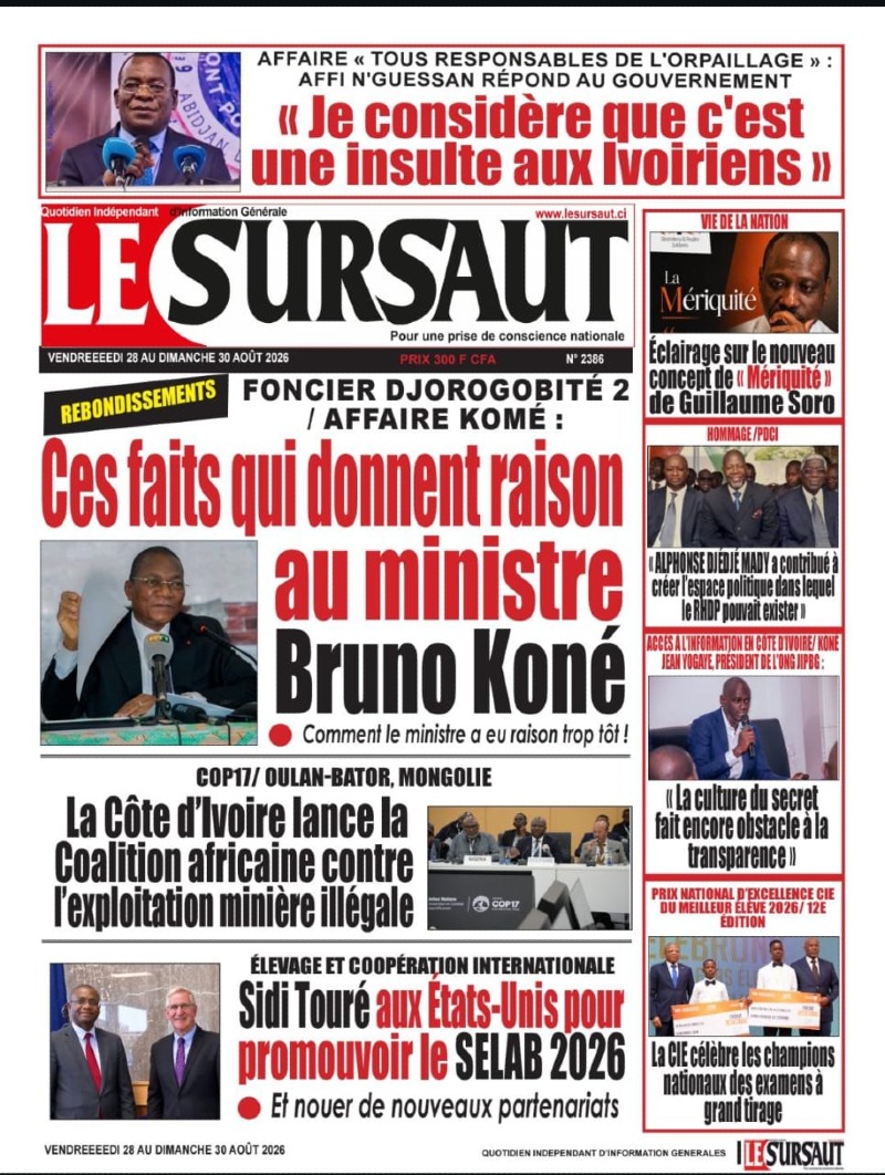 A LIRE DANS CE NUMERO