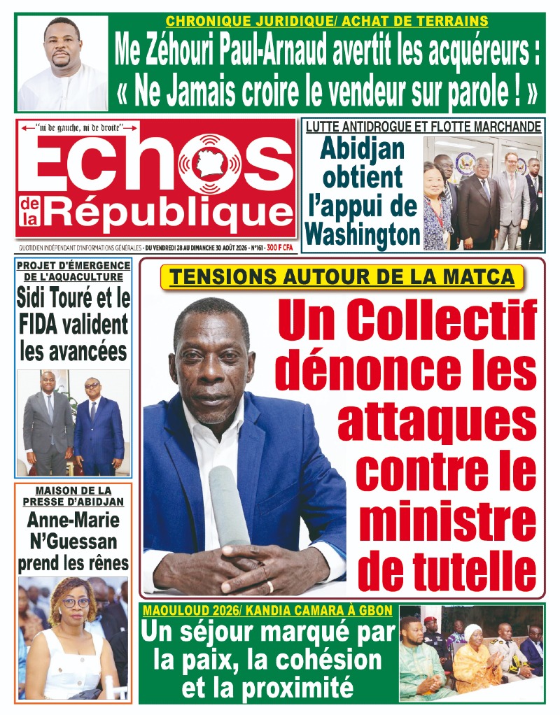 A LIRE DANS CE NUMERO