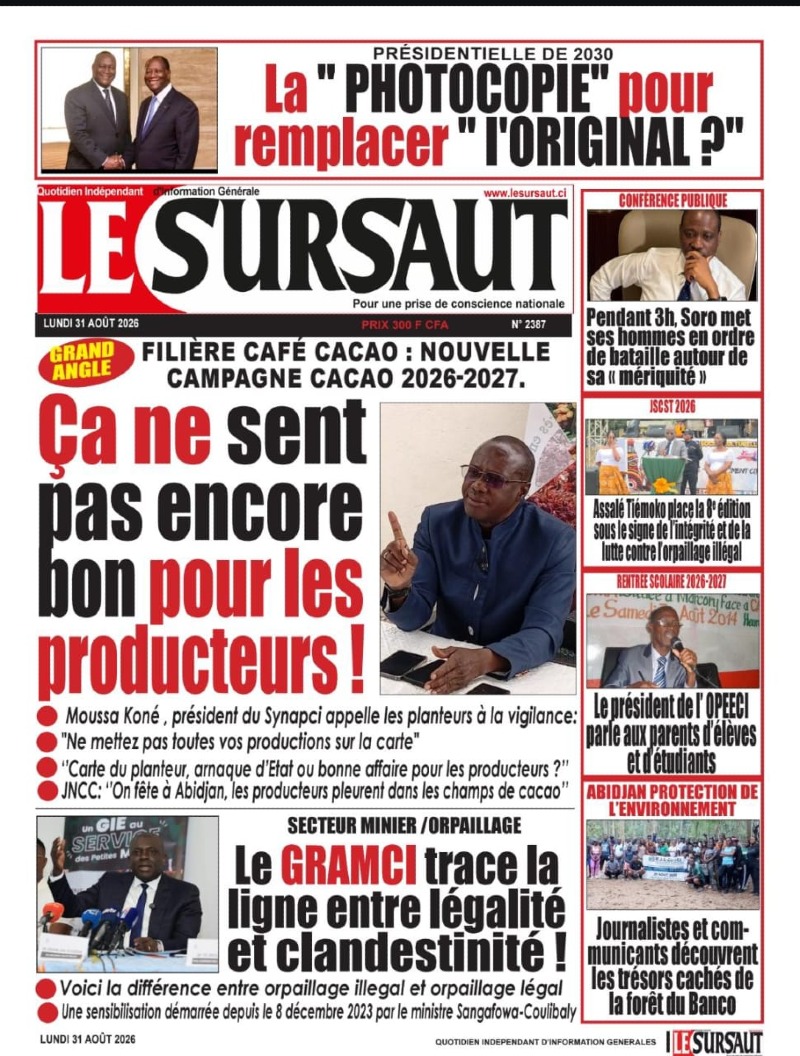 A LIRE DANS CE NUMERO