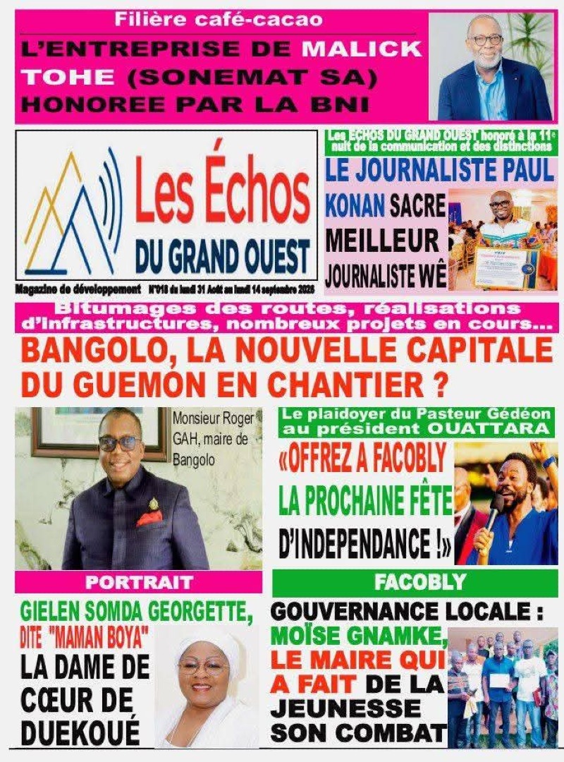A lire dans ce numéro