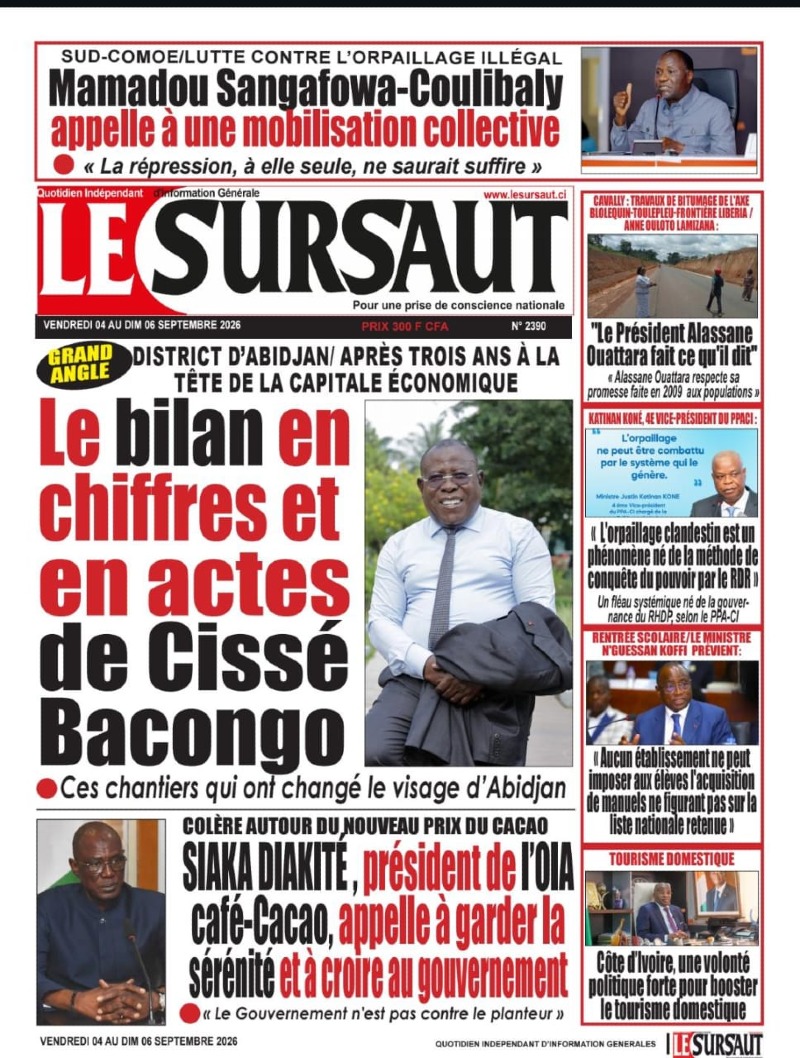 A LIRE DANS CE NUMERO
