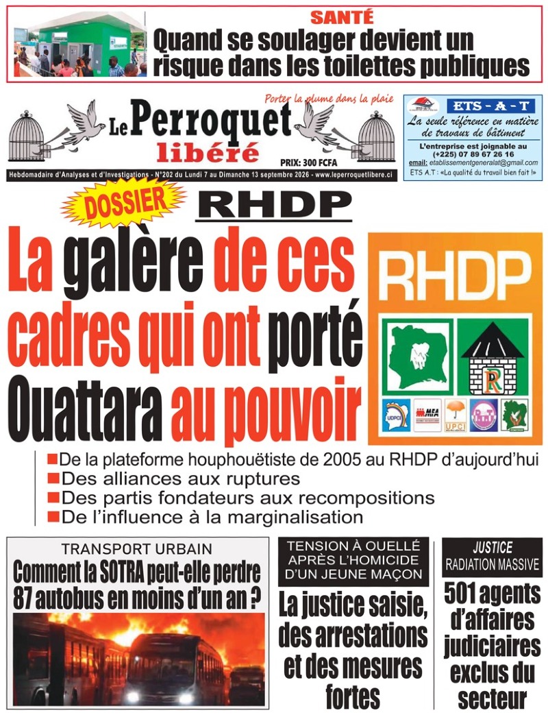 A LIRE DANS CE NUMERO