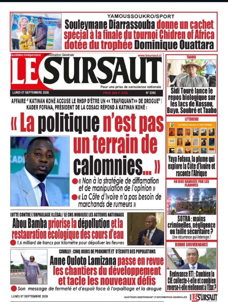 A LIRE DANS CE NUMERO
