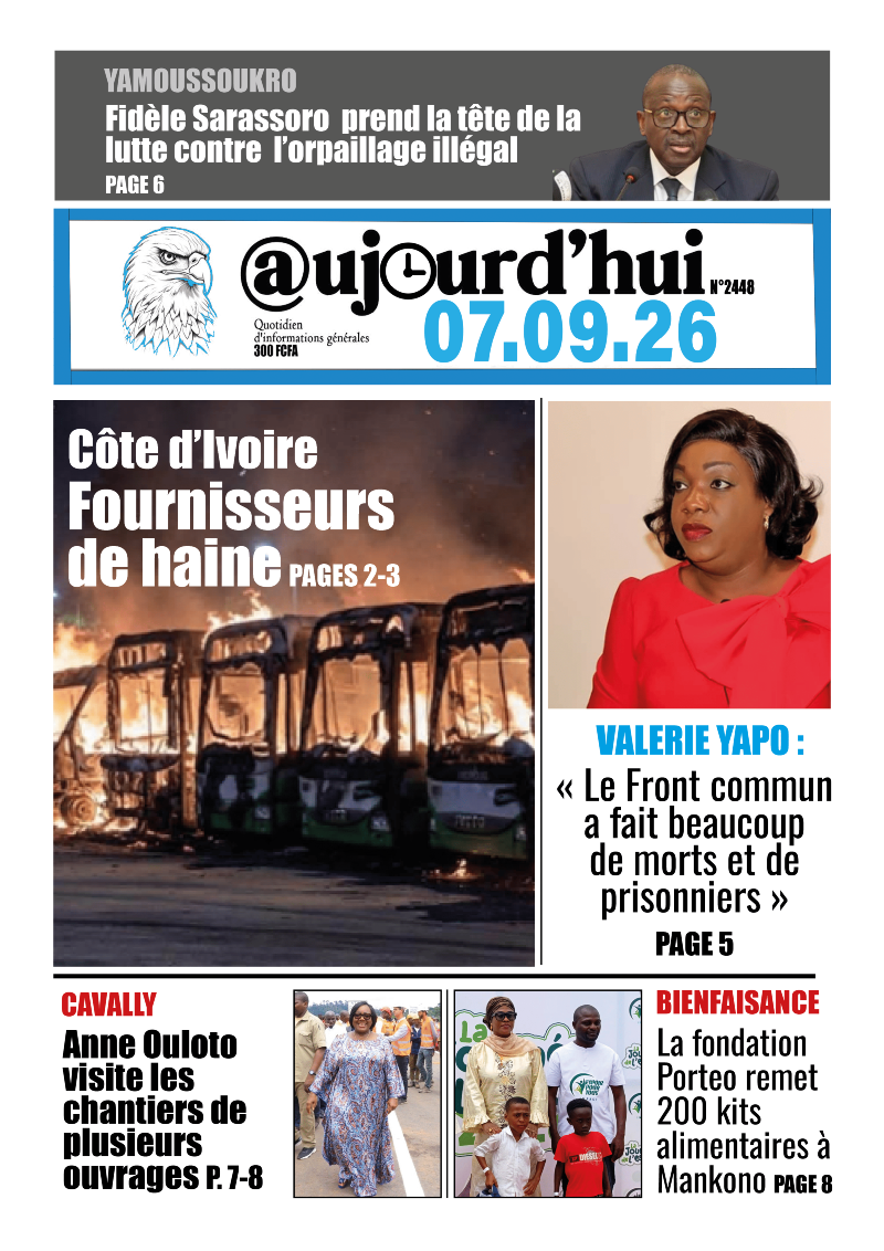 A LA UNE