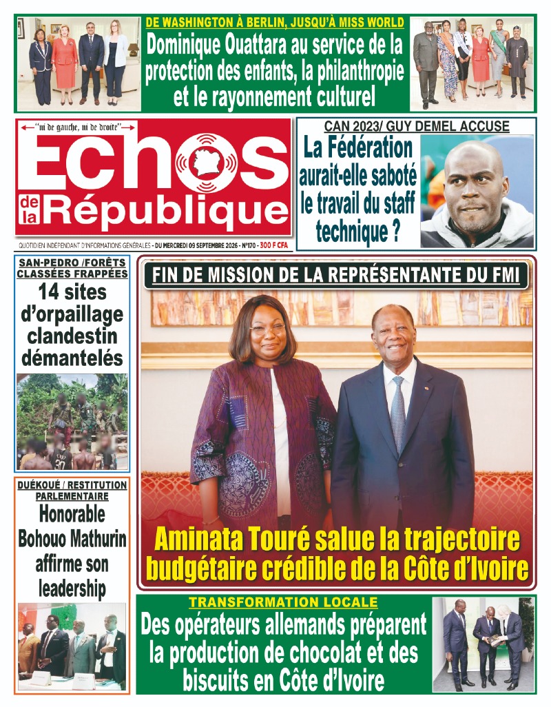 A LIRE DANS CE NUMERO