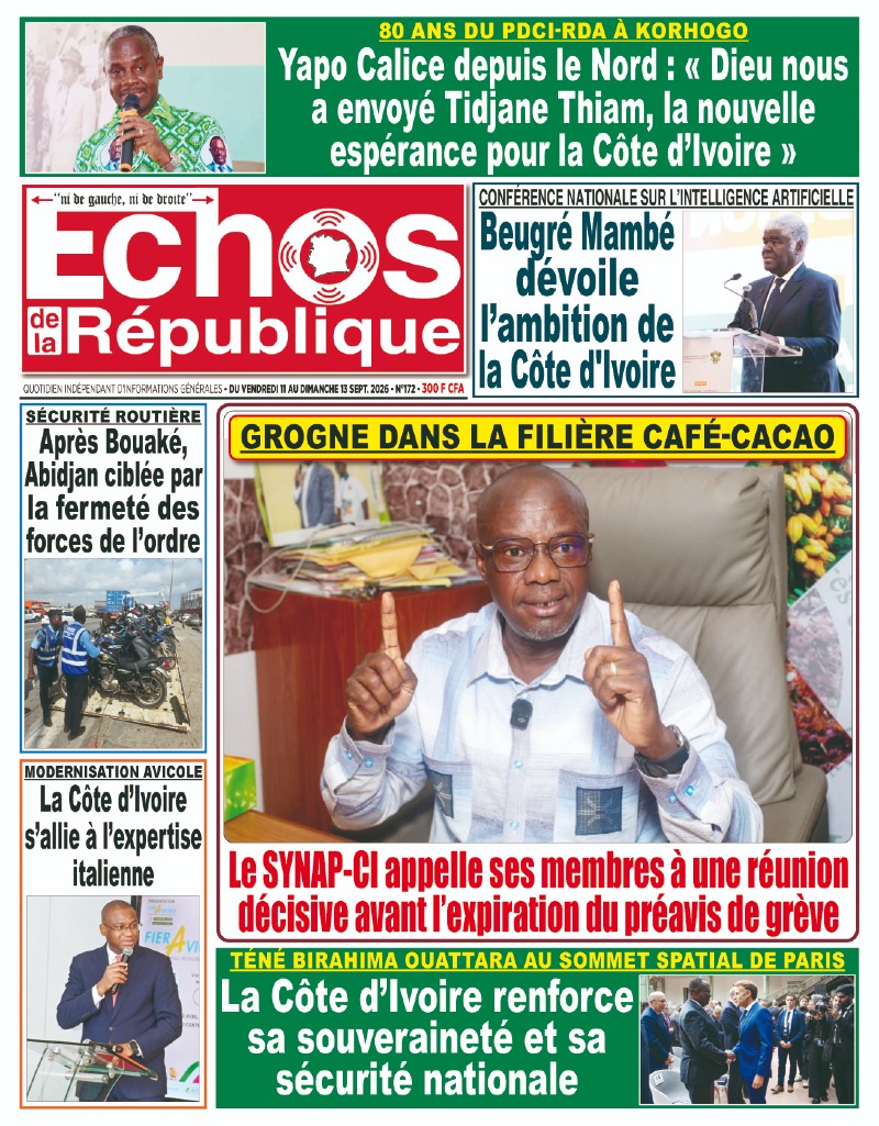 A LIRE DANS CE NUMERO