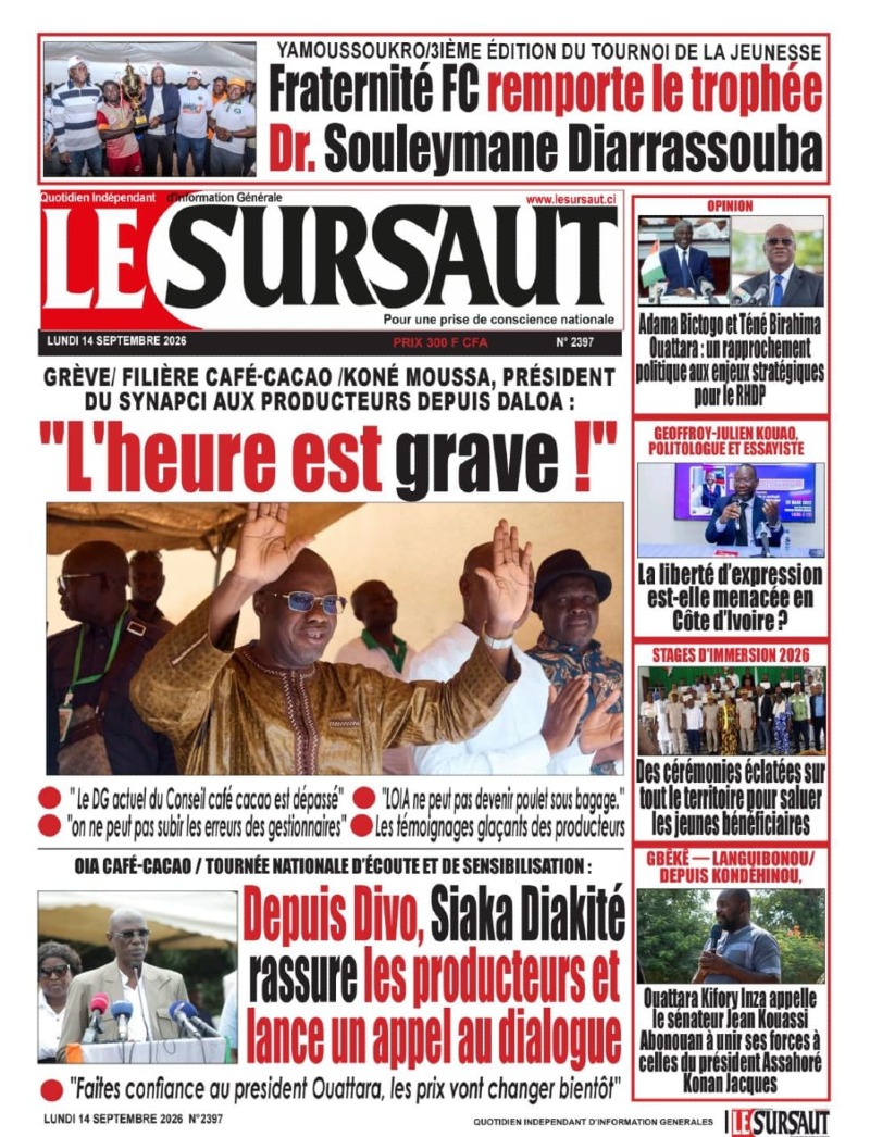 A LIRE DANS CE NUMERO
