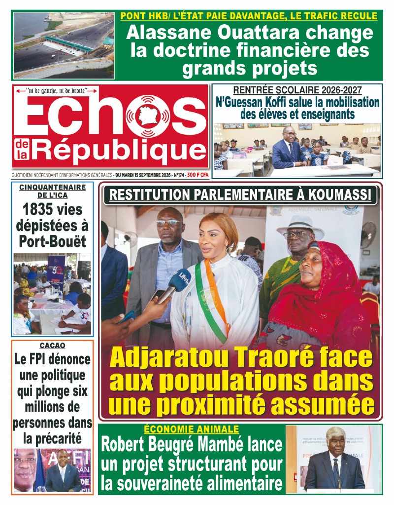A LIRE DANS CE NUMERO