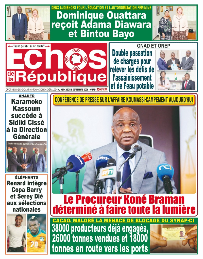 A LIRE DANS CE NUMERO