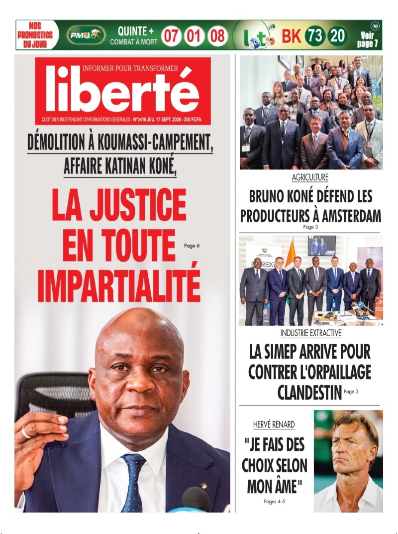 DÉMOLITION À KOUMASSI-CAMPEMENT, AFFAIRE KATINAN KONÉ : LA JUSTICE EN TOUTE IMPARTIALITÉ 