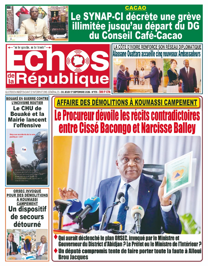 A LIRE DANS CE NUMERO