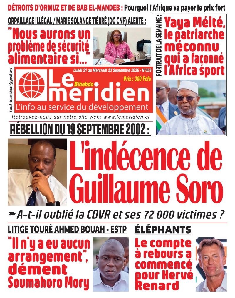 A lire dans Le Méridien 053 