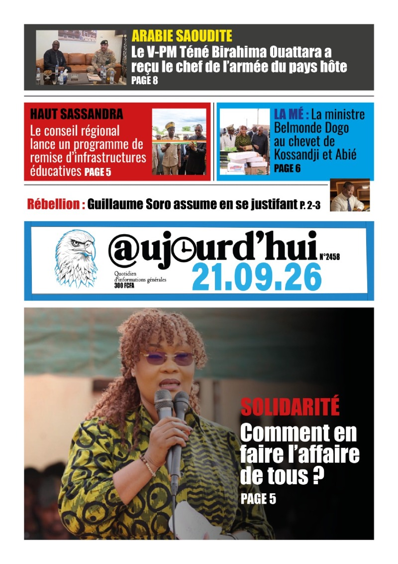 A LA UNE