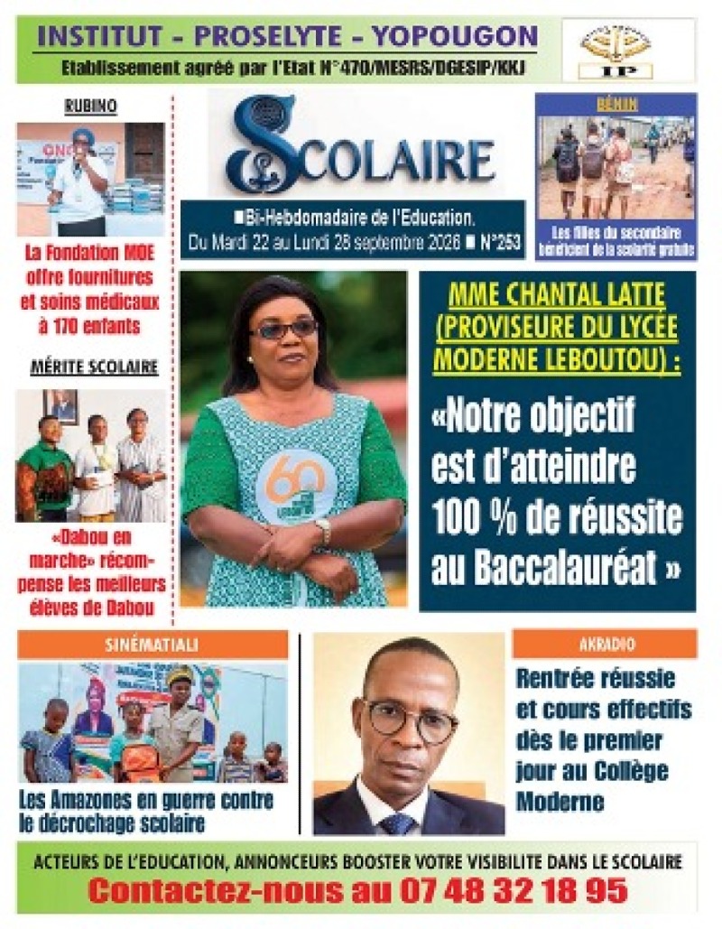 LESCOLAIRE 253