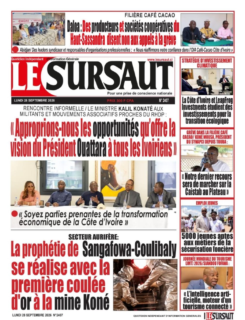 A lire dans ce numero
