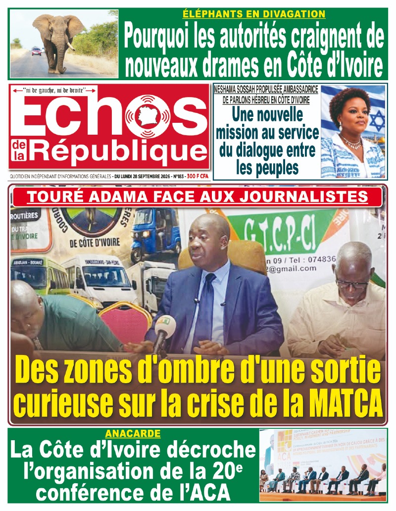 A LIRE DANS CE NUMERO