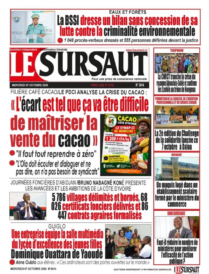 A lire  dans ce numero