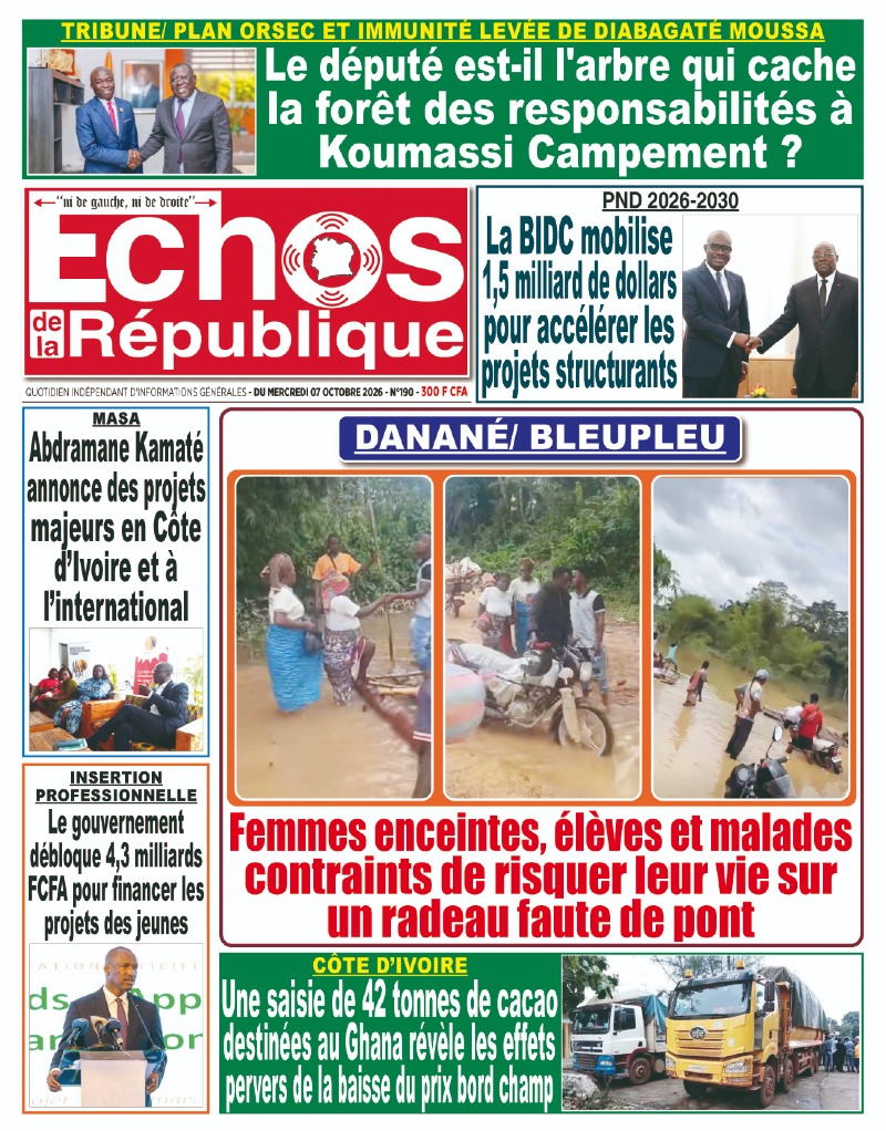 A LIRE DANS CE NUMERO