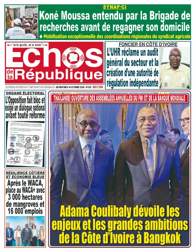 A LIRE DANS CE NUMERO