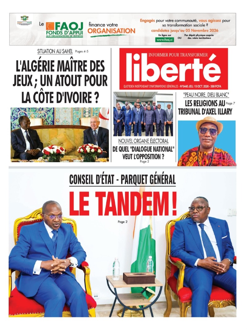CONSEIL D'ÉTAT - PARQUET GÉNÉRAL : LE TANDEM !