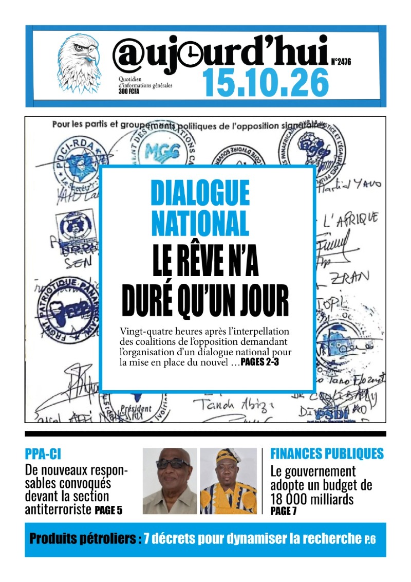 A LA UNE