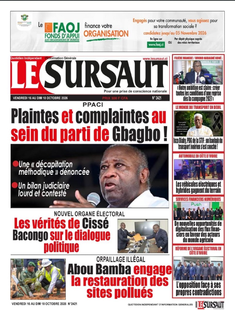 A lire dans ce numero