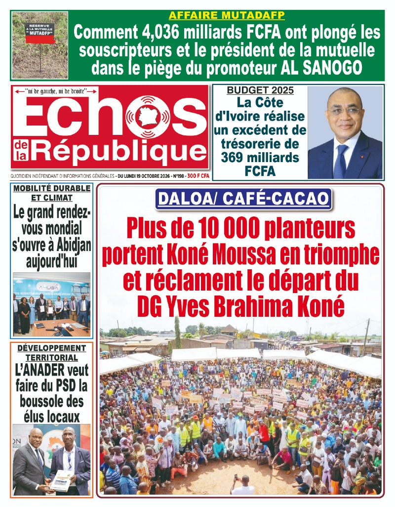 A LIRE DANS CE NUMERO