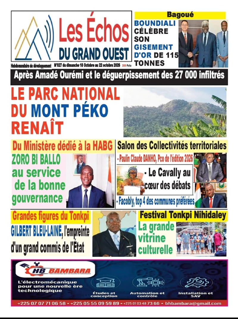 A lire dans ce numéro