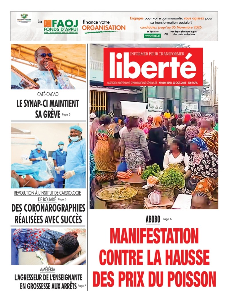 ABOBO : MANIFESTATION CONTRE LA HAUSSE DES PRIX DU POISSON 