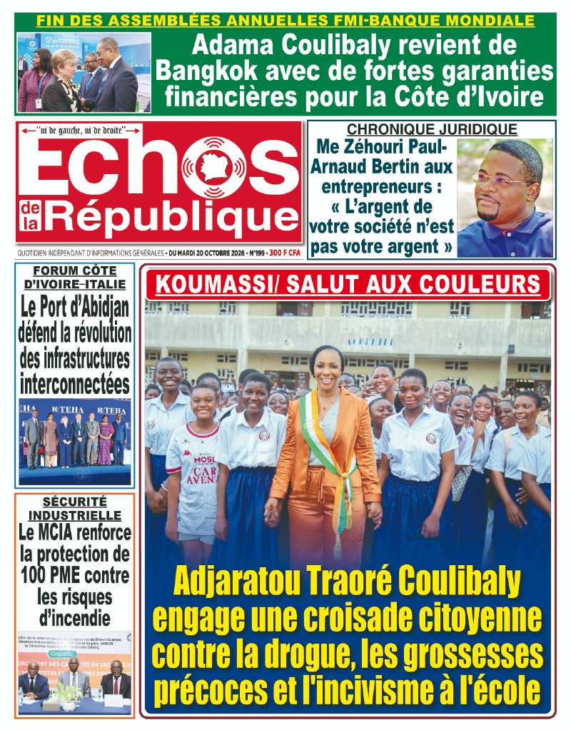 A LIRE DANS CE NUMERO